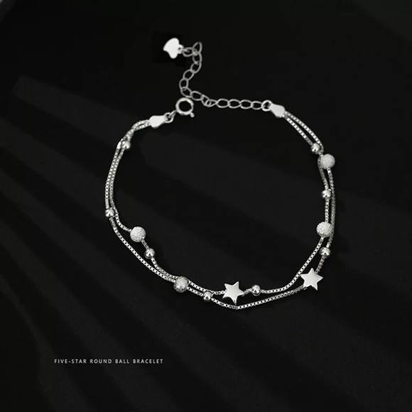 925 Sterling Silver Charm Bracelet & Bangle Chain Women Wedding Party Gift - Picture 2 of 6